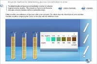 Enzymatic method for determining glucose concentration in urine
