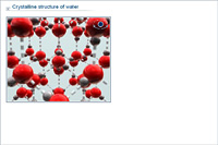 Crystalline structure of water
