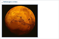 Methanogens on Mars