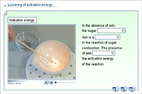 Lowering of activation energy