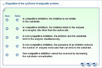 Regulation of the synthesis of enzymatic proteins