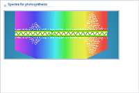 Spectra for photosynthesis