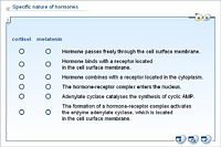 Specific nature of hormones