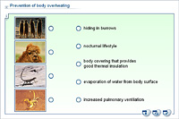 Prevention of body overheating