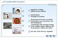 Do households affect ecosystems?