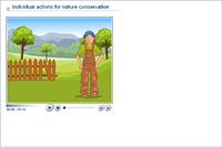 Individual actions for nature conservation