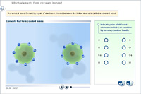 Which elements form covalent bonds?