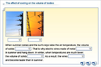 The effect of cooling on the volume of bodies