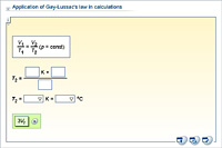Application of Gay-Lussac's law in calculations