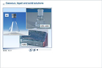 Gaseous, liquid and solid solutions