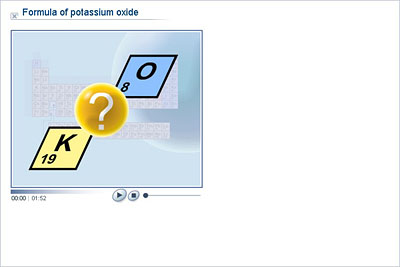 Oxide formula potassium potassium oxide