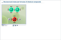 Structural and molecular formulae of chemical compounds