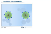 Elements that form covalent bonds