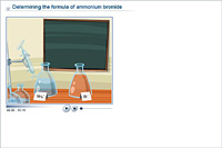 Determining the formula of ammonium bromide