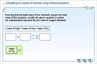Calculating the masses of reactants using chemical equations