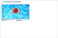 The molecular mass of water
