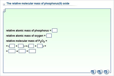 Molecular mass of phosphorus oxide