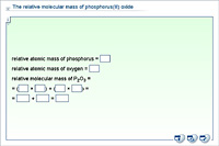 The relative molecular mass of phosphorus(III) oxide