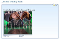 Electrical conductivity of acids
