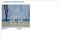 Precipitation of lead(II) carbonate