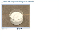Thermal decomposition of magnesium carbonate