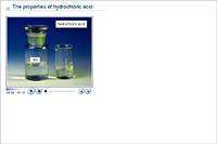 The properties of hydrochloric acid