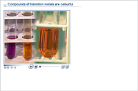 Compounds of transition metals are colourful
