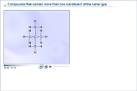 Compounds that contain more than one substituent of the same type