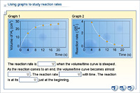 Using graphs to study reaction rates