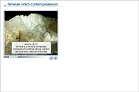 Minerals which contain potassium