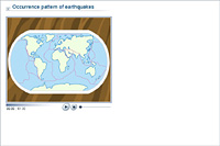 Occurrence pattern of earthquakes