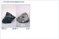 The most common igneous rocks