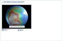 How does the ozone hole form?