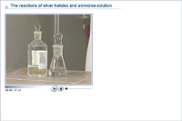 The reactions of silver halides and ammonia solution