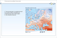 Pressure in weather forecasts