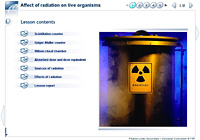 Affect of radiation on live organisms