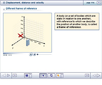 Displacement, distance and velocity