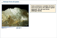 Allotropic forms of crystals