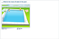 What is the mass of water in the pool