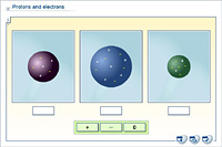 Protons and electrons