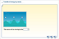 Transfer of energy by waves