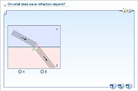 On what does wave refraction depend?