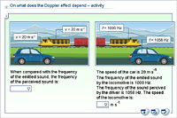 On what does the Doppler effect depend?