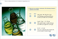 Molar interpretation of chemical equations (2)