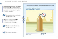 Le Chatelier's principle for gas reactions