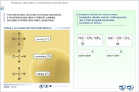 Primary, secondary and tertiary haloalkanes