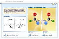 Optical isomerism of amino acids