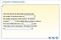 Properties of subatomic particles
