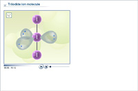 Triiodide ion molecule