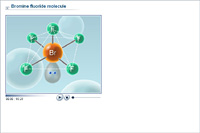Bromine fluoride molecule